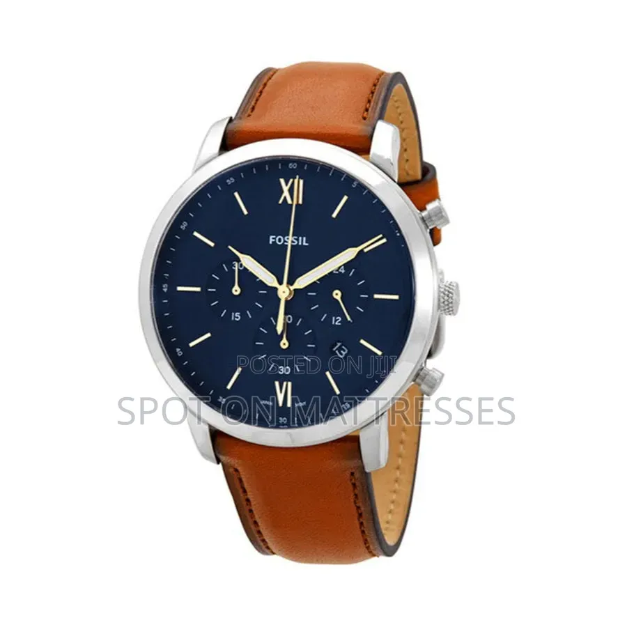 Fossil Chronograph Gents Watch. Scratch Resistant Mineral Glass.