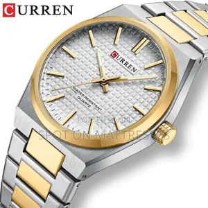 Currn Watch for Gents. Stainless Steel. Date Display. Water Resistant.