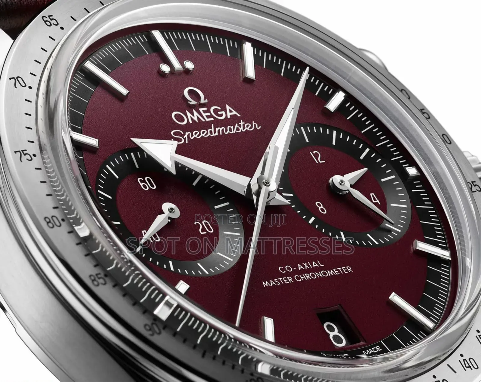Offer! Omega Speedmaster Watch for Gents With Quality Leather Strap.