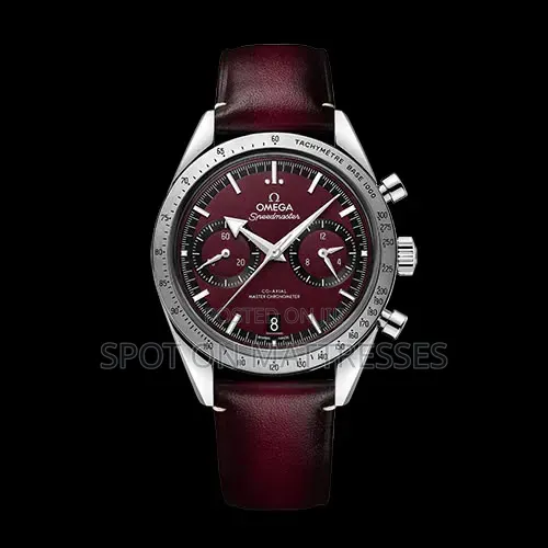 Offer! Omega Speedmaster Watch for Gents With Quality Leather Strap.
