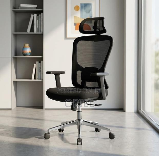 Office Chair : Breathable High-Back Orthopedic Office Chair
