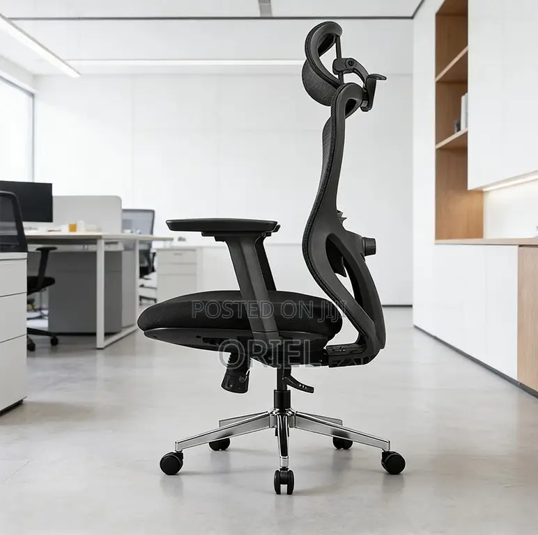 Office Chair : Breathable High-Back Orthopedic Office Chair