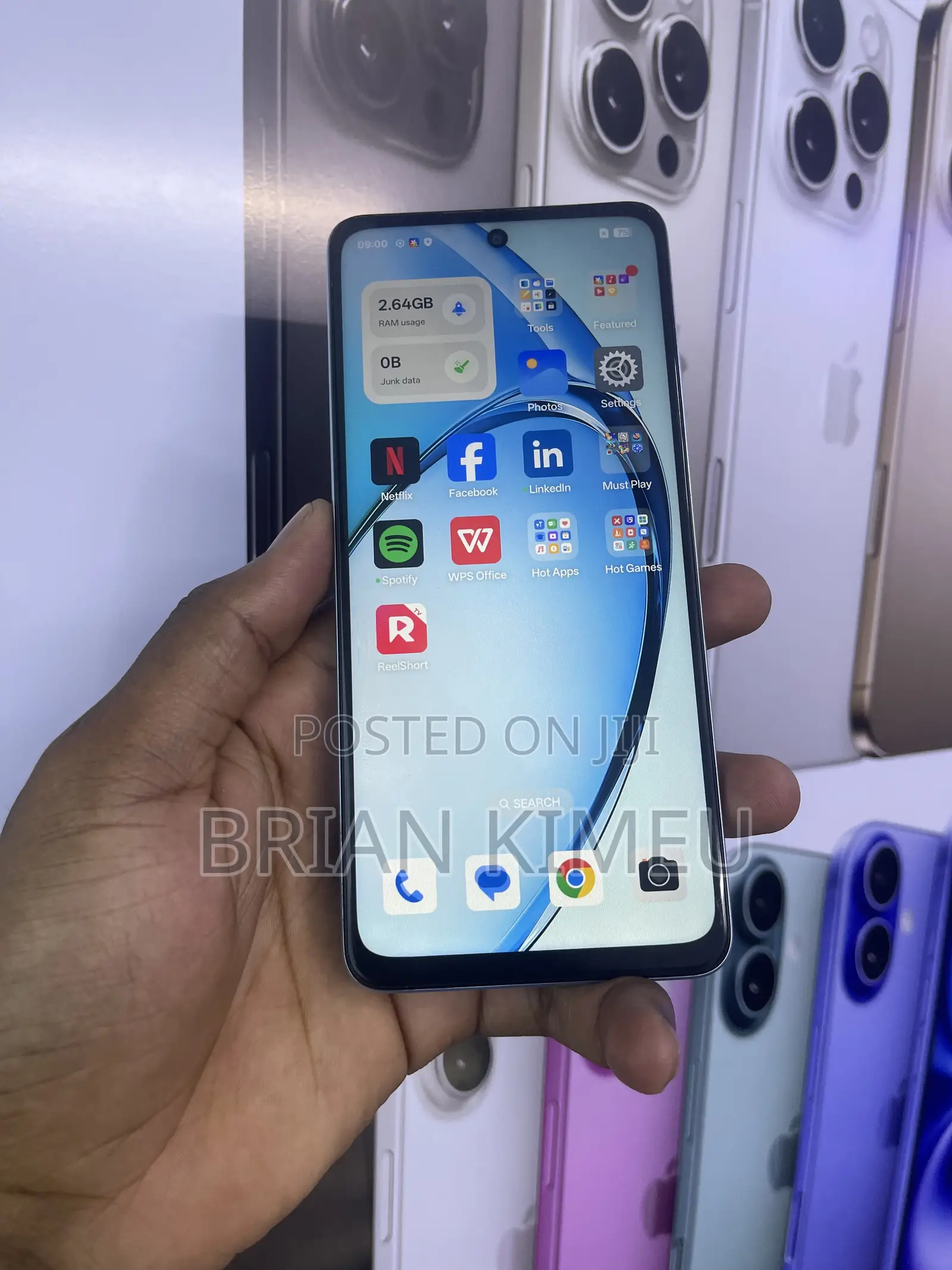 Oppo A3x 128 GB Blue