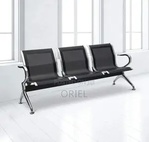 Office Bench :3-Seat Office Waiting Bench