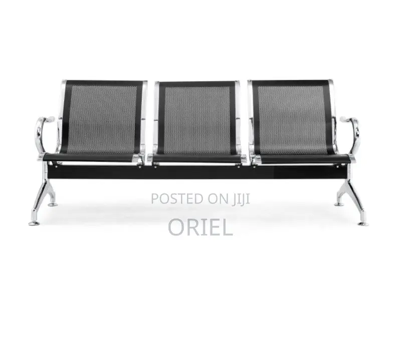 Office Bench :3-Seat Office Waiting Bench