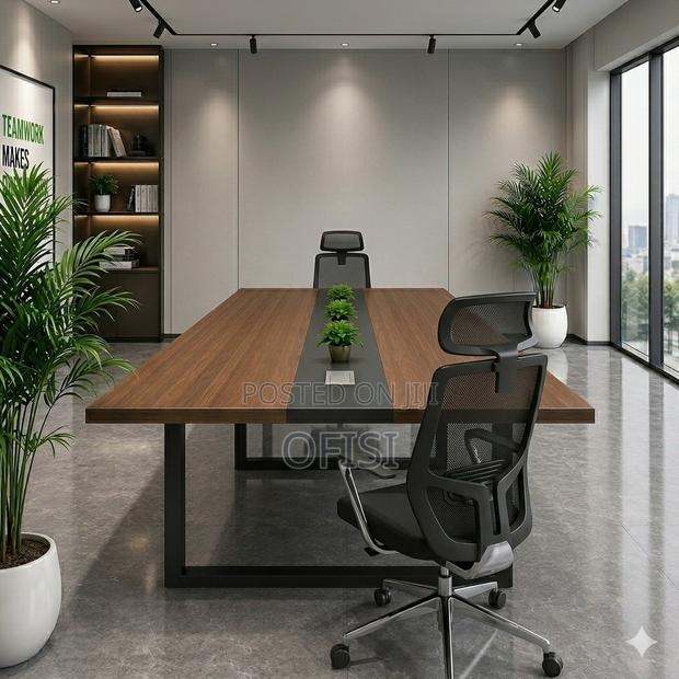 Boardroom Table; Modern 2400mm Office Boardroom Table - thumbnail 8