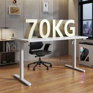 Office Desk; 1.2 Meters Electric Desk With Brown Tops