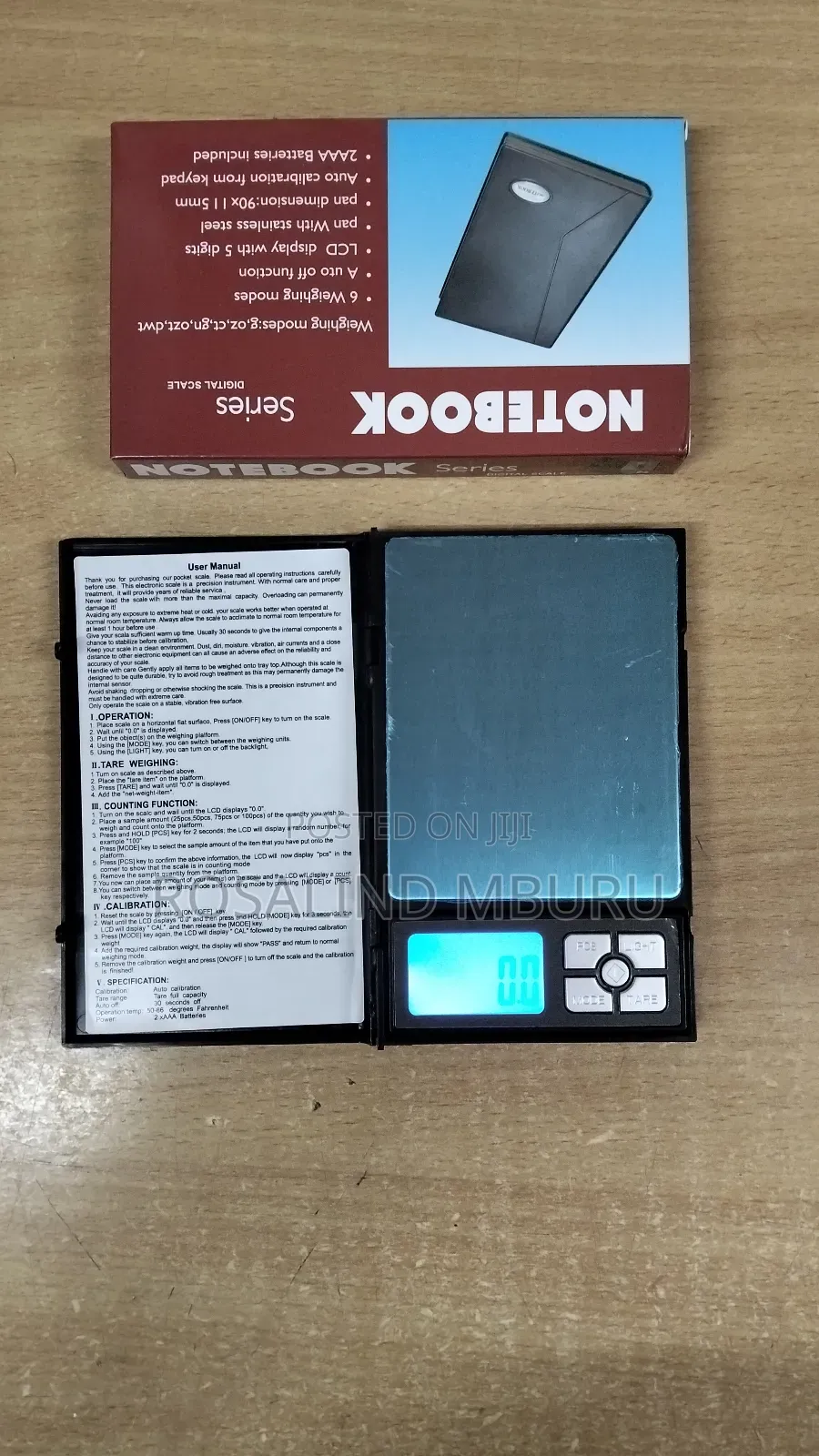 Electronic Balance (Digital Scale) 0.1-2000gms
