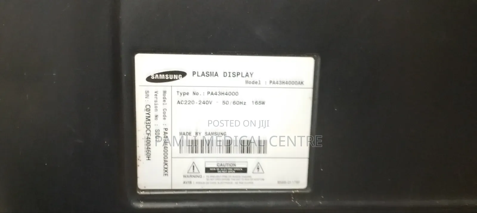 Samsung Plasma Tv 55'inches