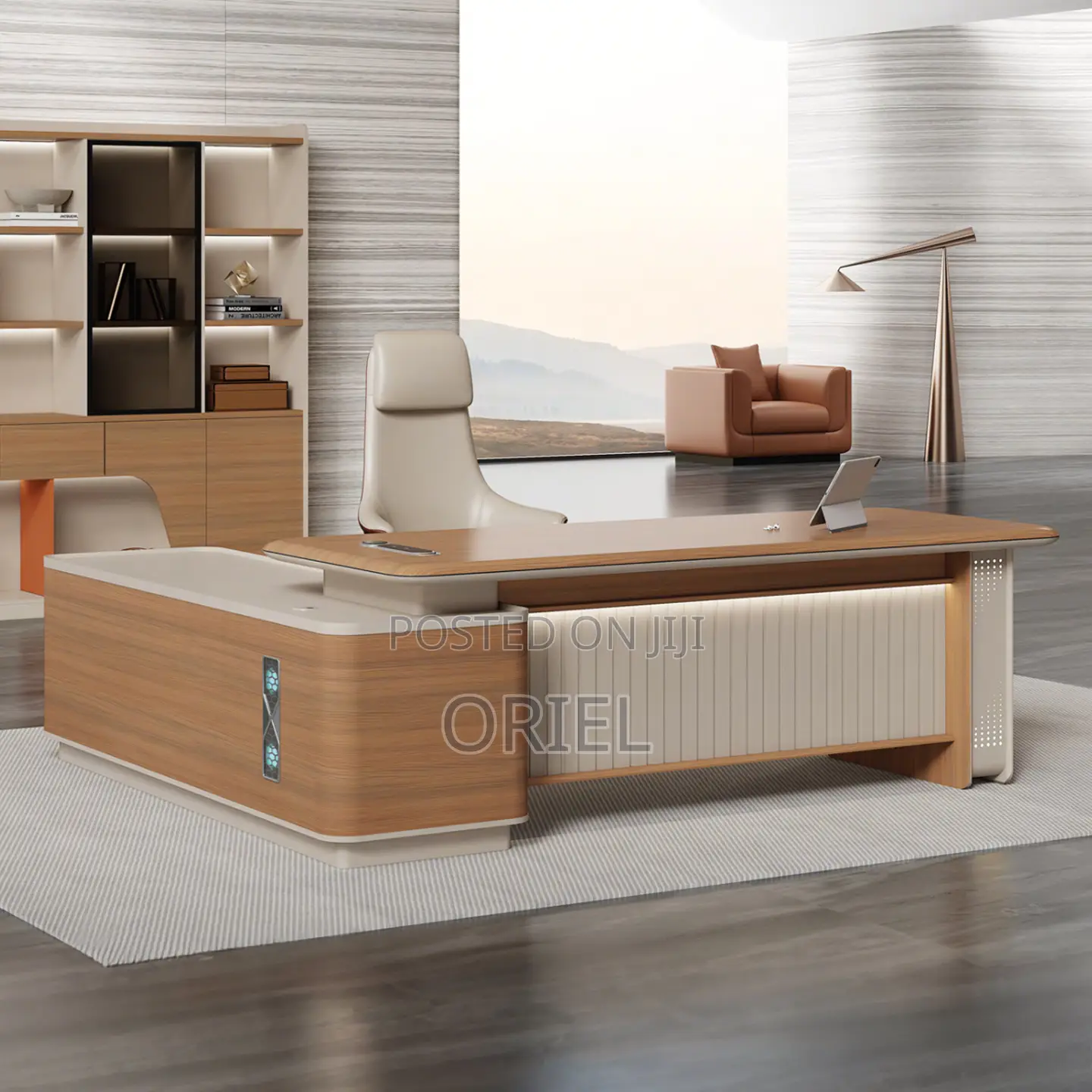 Office Desk : Modern 220cm Executive Desk
