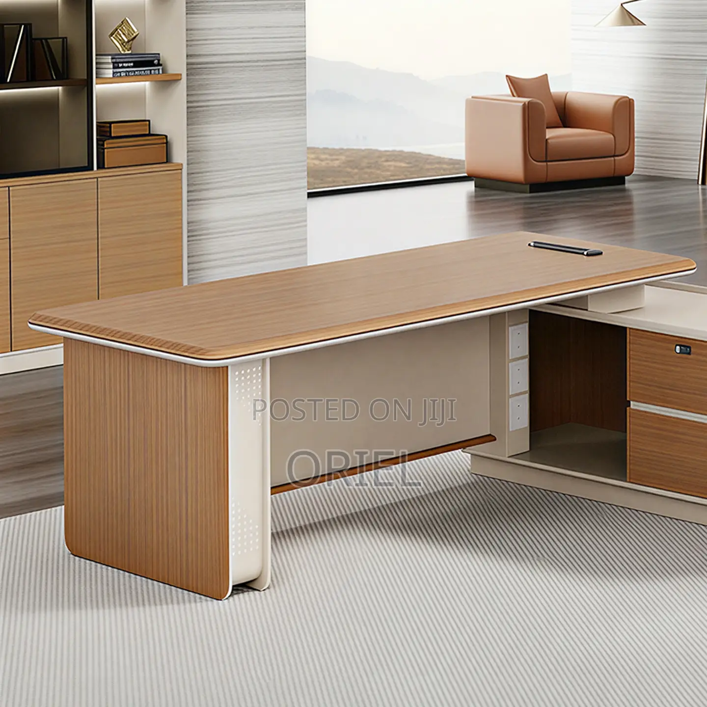 Office Desk : Modern 220cm Executive Desk