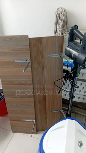 Wooden Shelves.