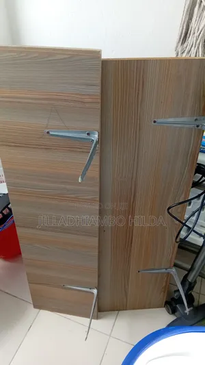 Wooden Shelves.