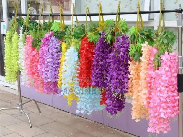 Ceiling Wisteria Mixed Color Hanging Vines - main view