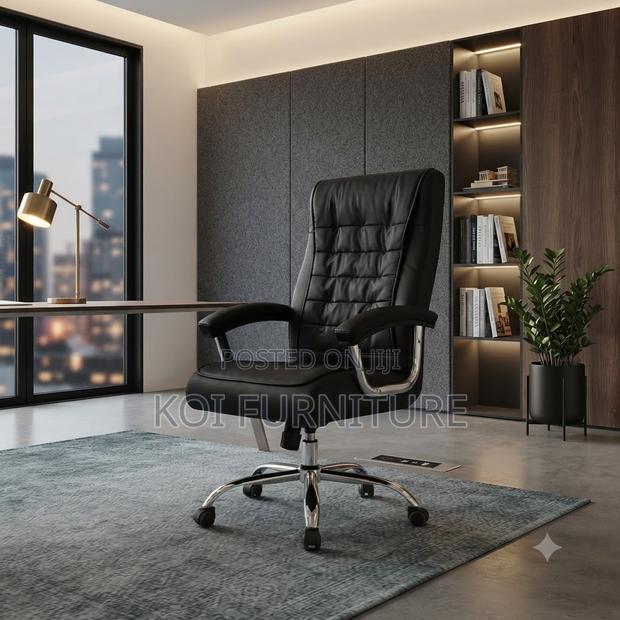 Office Chairs; Leather Recliner Ceos Office Executive Chairs - thumbnail 4
