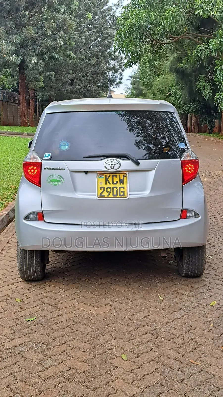 Toyota Ractis 2013 Silver