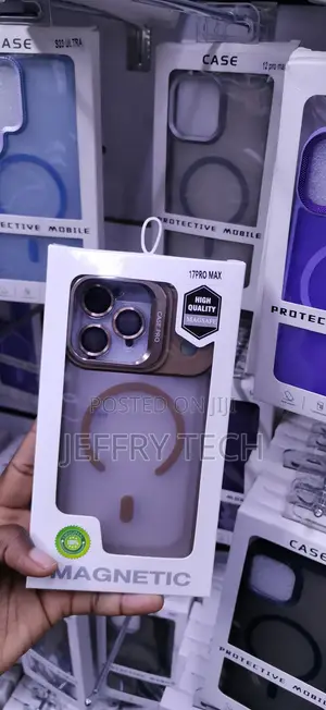 17 Pro Max Matte Translucent Magnetic Phone Case