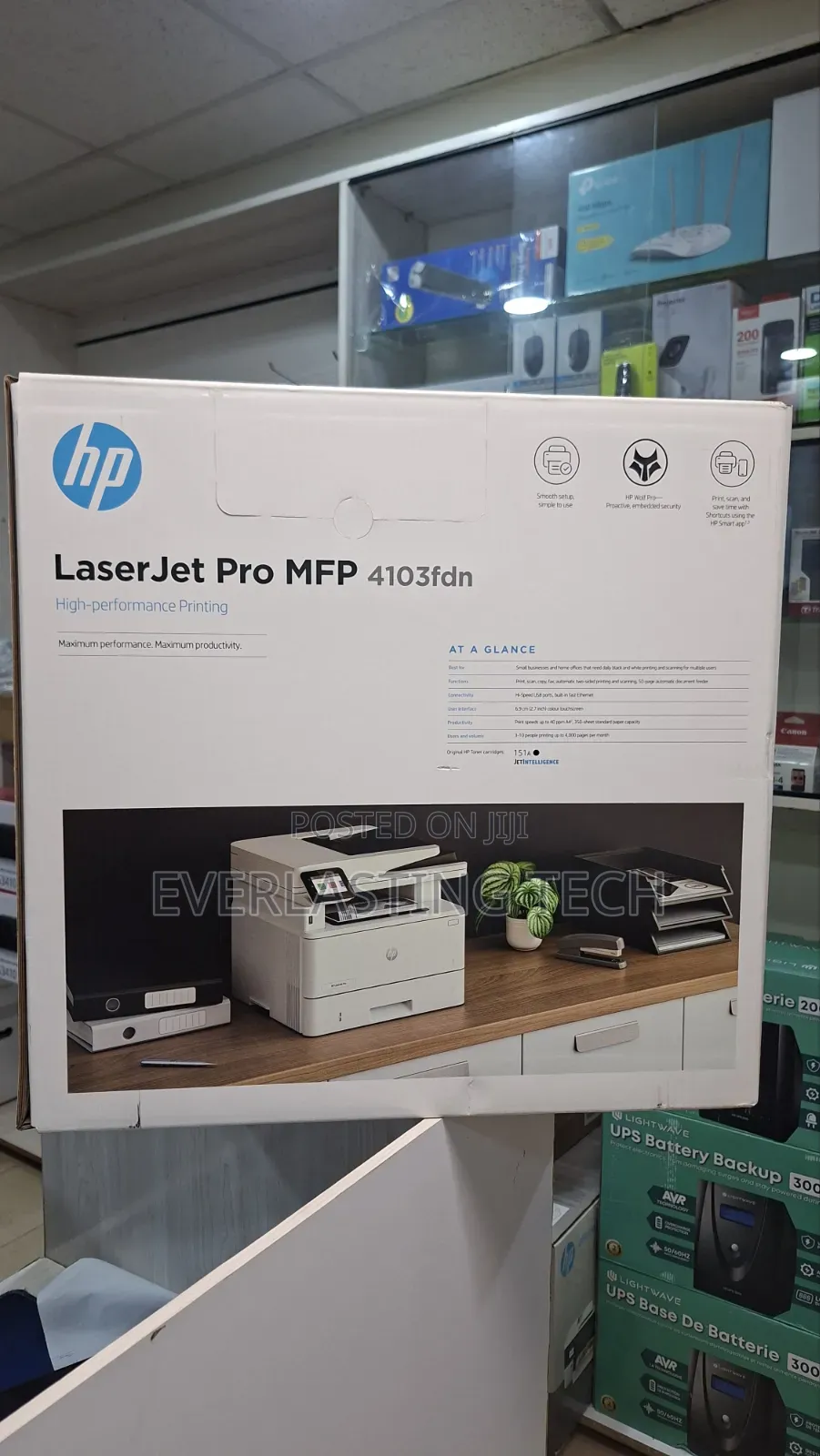 Hp Laserjet Pro MFP 4103fdw Printer - (2z629a)