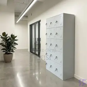 Office Cabinet; 15-Doors Steel Office Locker Cabinet