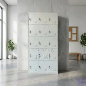 Office Cabinet; 15-Doors Steel Office Locker Cabinet