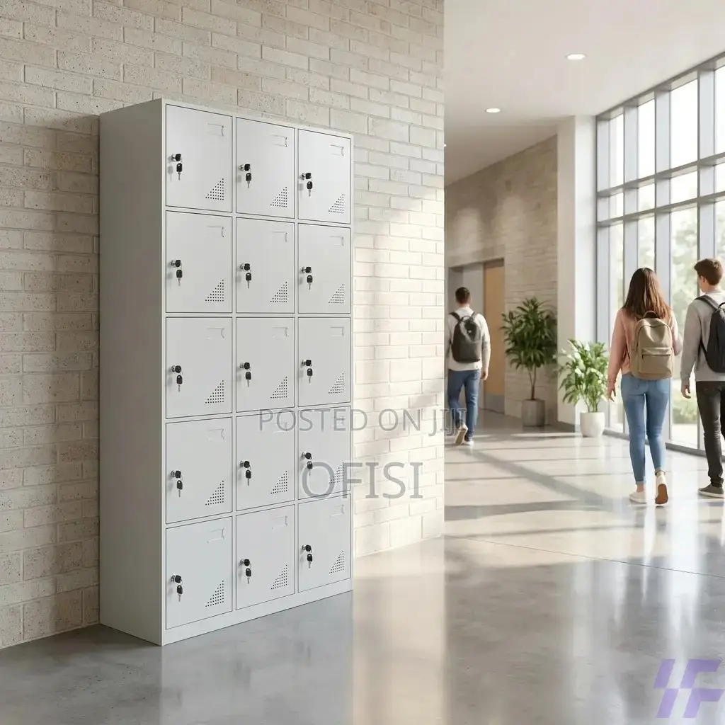 Office Cabinet; 15-Doors Steel Office Locker Cabinet