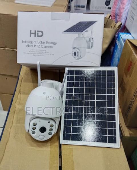 4g Ubox Solar CCTV Security Camera 4mp Single Lens With Audio