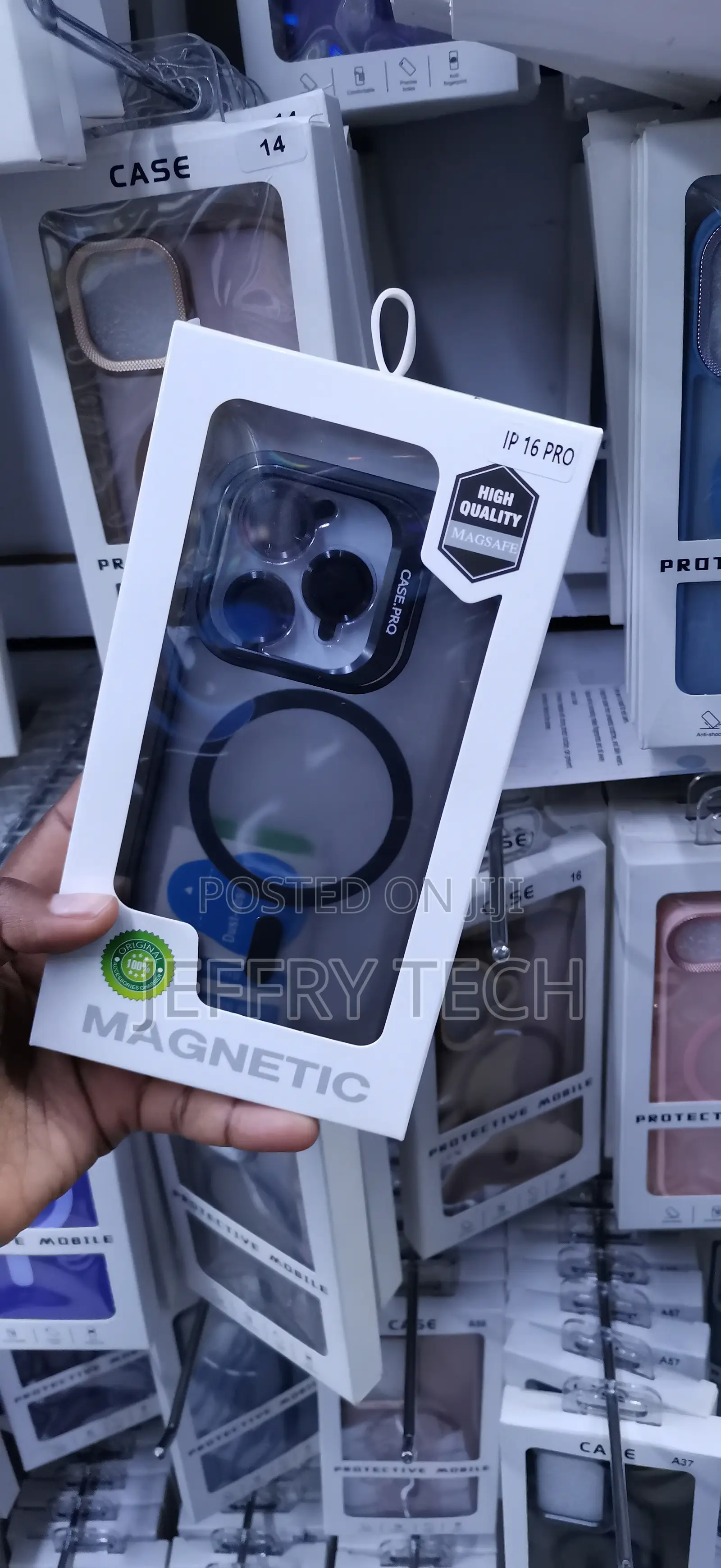 iPhone 16 Pro High Quality Magnetic Clear Case