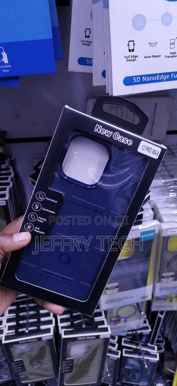 iPhone 13 Pro Max Navy Blue Rugged Shield Case - thumbnail 2