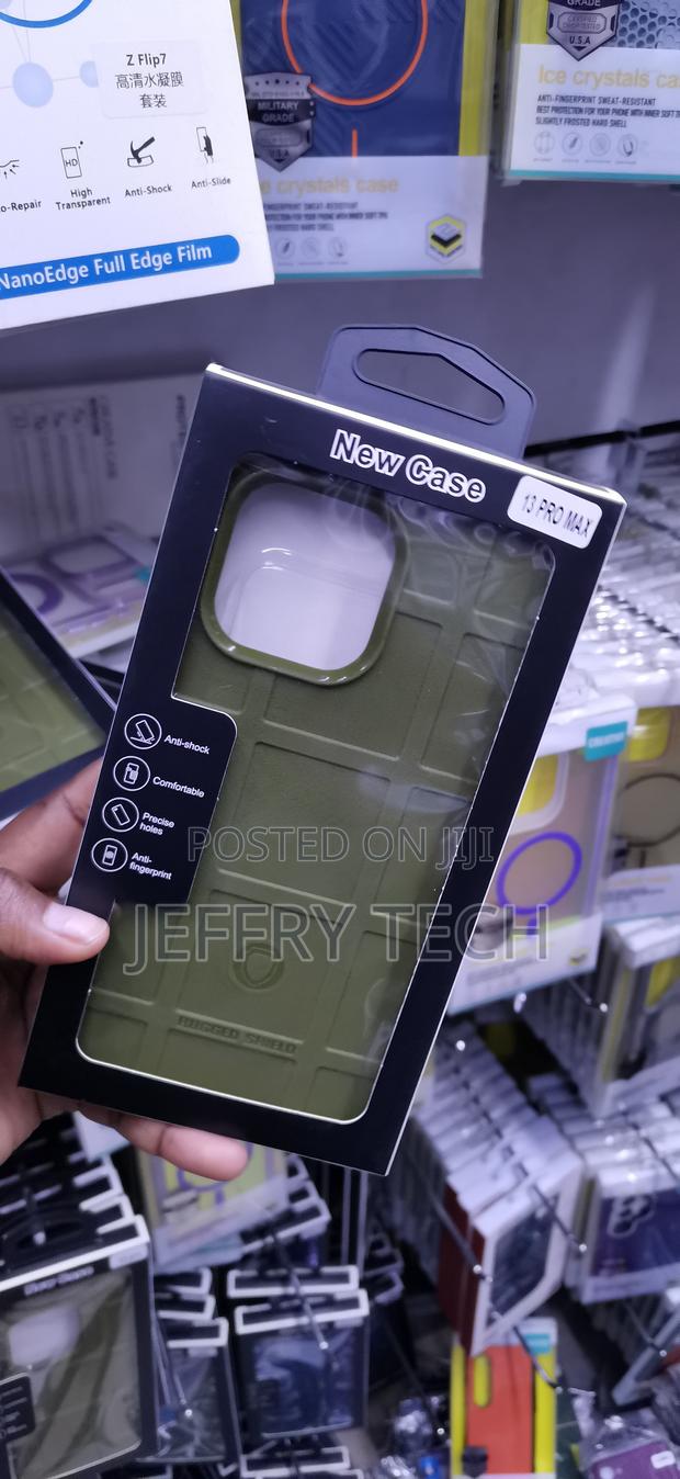iPhone 13 Pro Max Green Rugged Shield Case - thumbnail 2