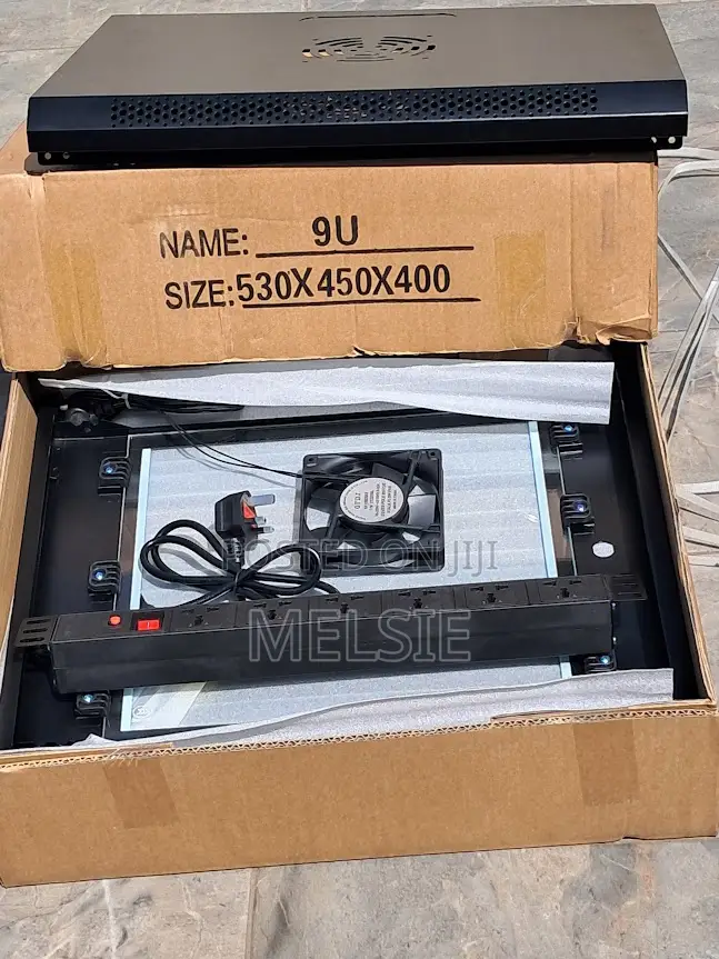 9u Wall Mounted Rack Cabinet for Networking Security Systems