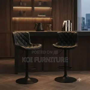 Barstools; Adjustable Kitchen Counter Home Leather Barstools