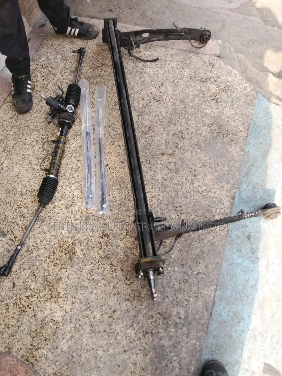Original Ex Japan Toyota Starlet Rear Axle With Abs