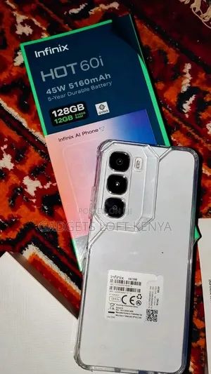 New Infinix Hot 60i 128 GB Silver
