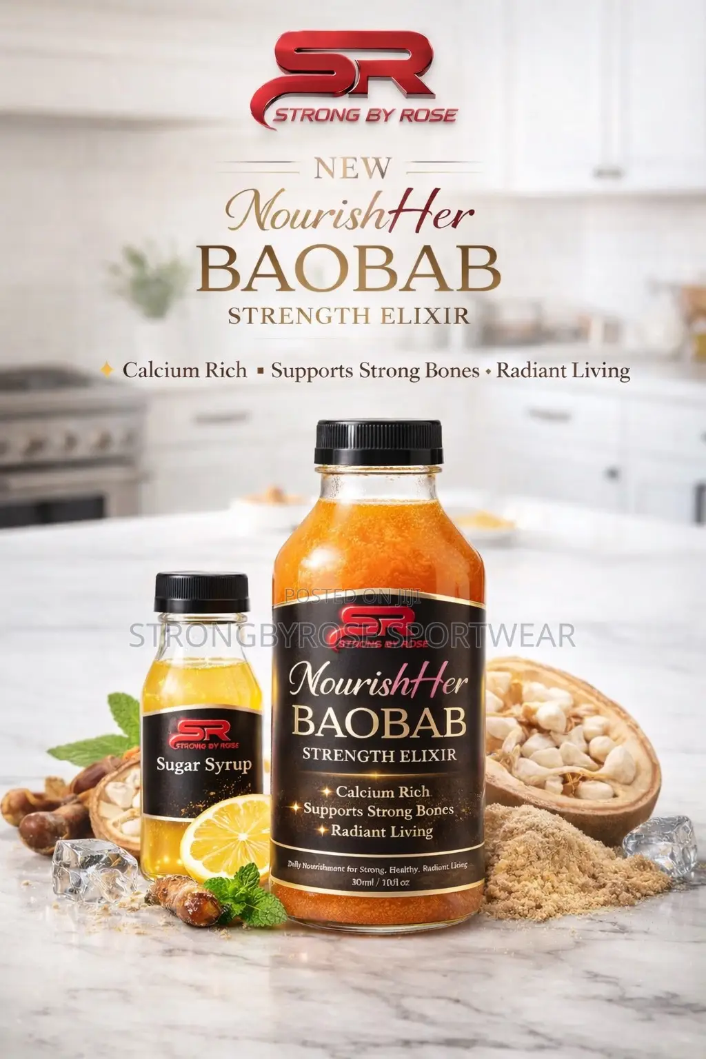 Nourishher Boabab Strength Elixir Fitness Drink