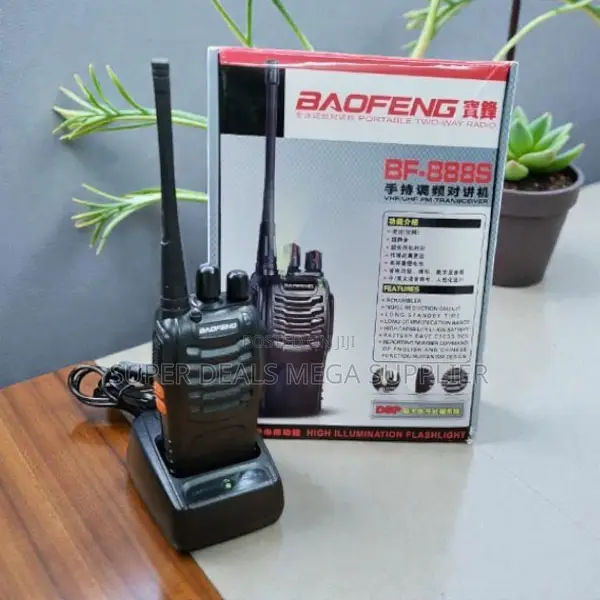 Baofeng Bf-888s Security Walkie Talkie 5km Range With Built-in Battery