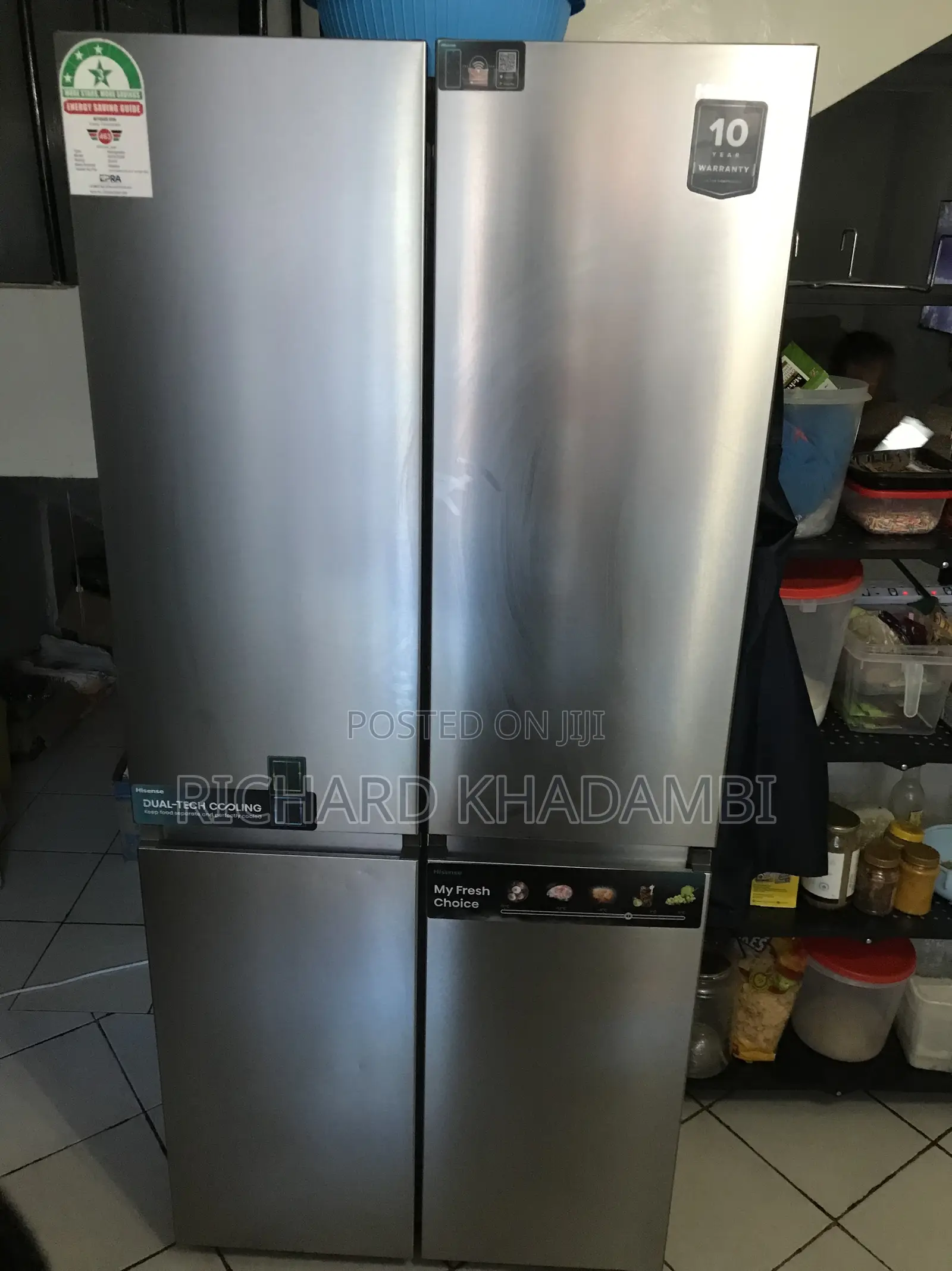 Hisense 4 Door Fridge, 470litres