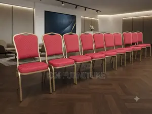 Office Chairs; Stackable Red Conference Banquet Seminars Office Chairs