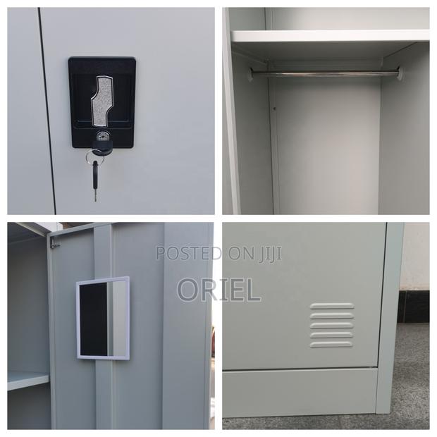 Office Cabinet : Steel 2-Door Office Storage Cabinet - thumbnail 2