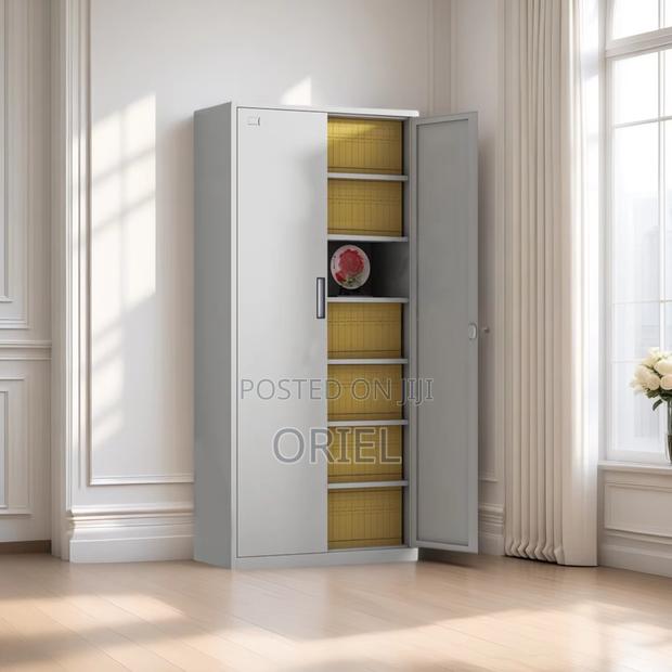 Office Cabinet : Steel 2-Door Office Storage Cabinet - thumbnail 4