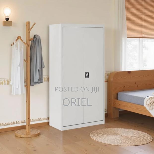 Office Cabinet : Steel 2-Door Office Storage Cabinet - thumbnail 3