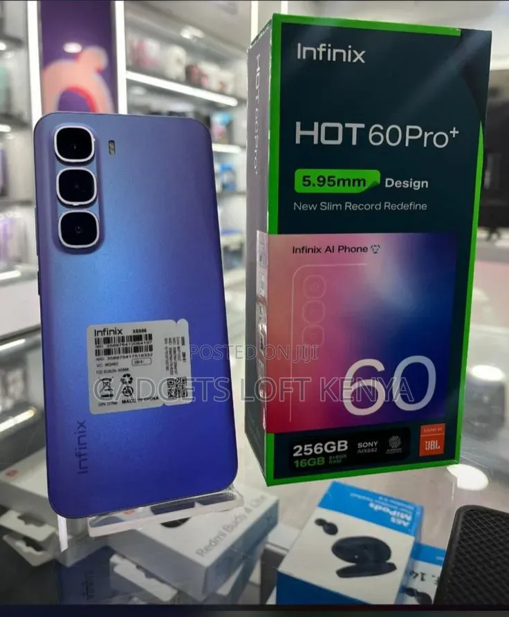 New Infinix Hot 60 Pro+ 256 GB Black