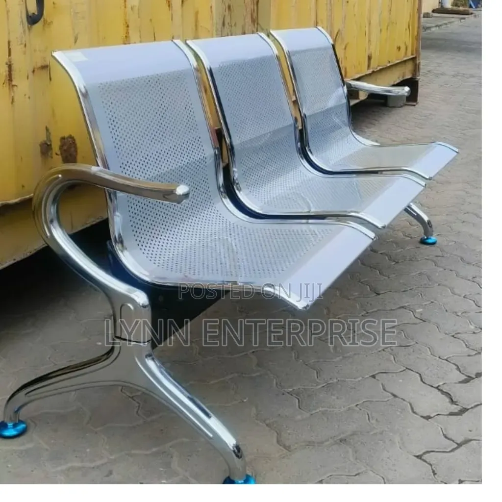 3 Way Link Chair Unpadded Waiting Bench