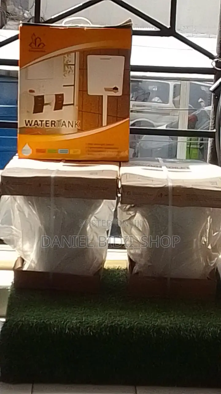 Basic Ceramic P Trap Toilet With Its Water Tank