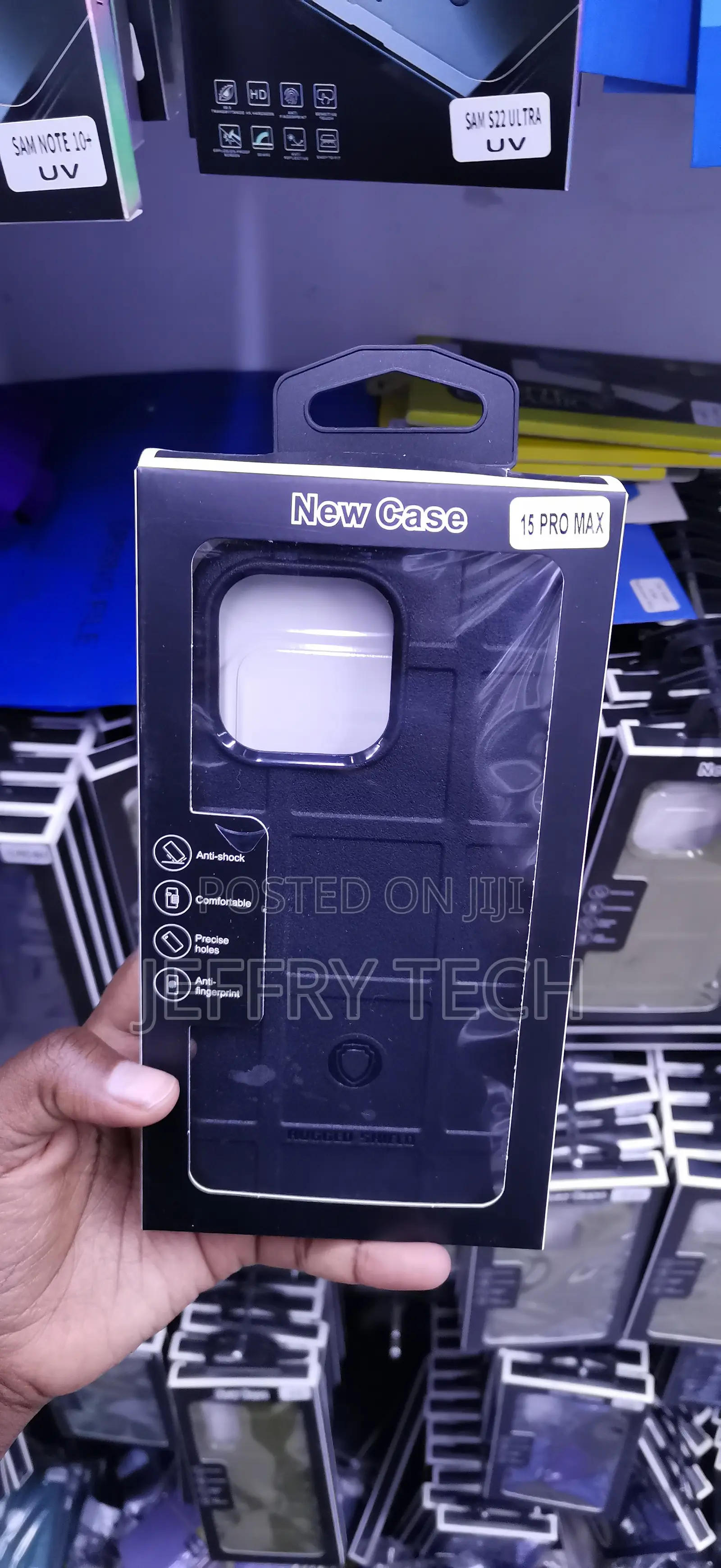 iPhone 15 Pro Thick, Flexible Tpu Rubber Cover