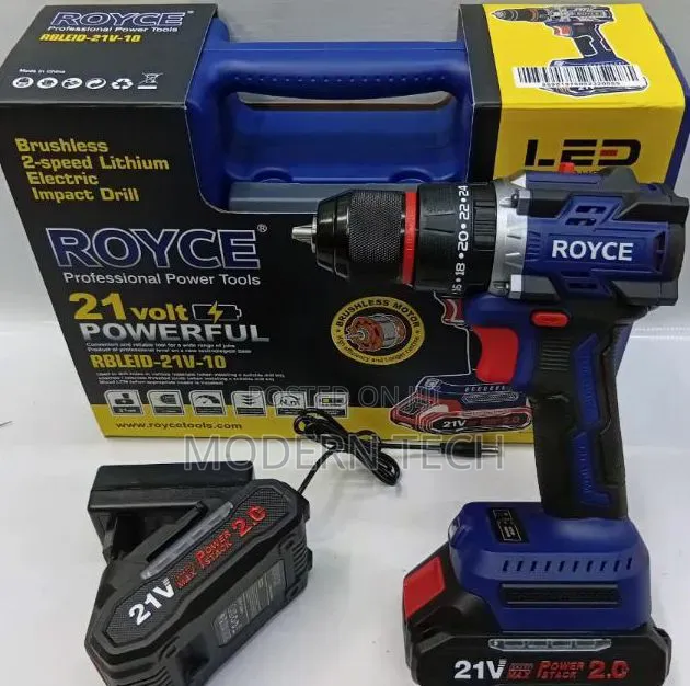 Royce 21v Cordless Brushless Drill Machine