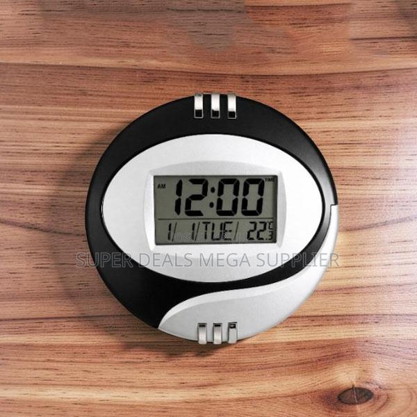 Calendar Display Stylish Kadio Table Wall Mount Digital Clock - thumbnail 2