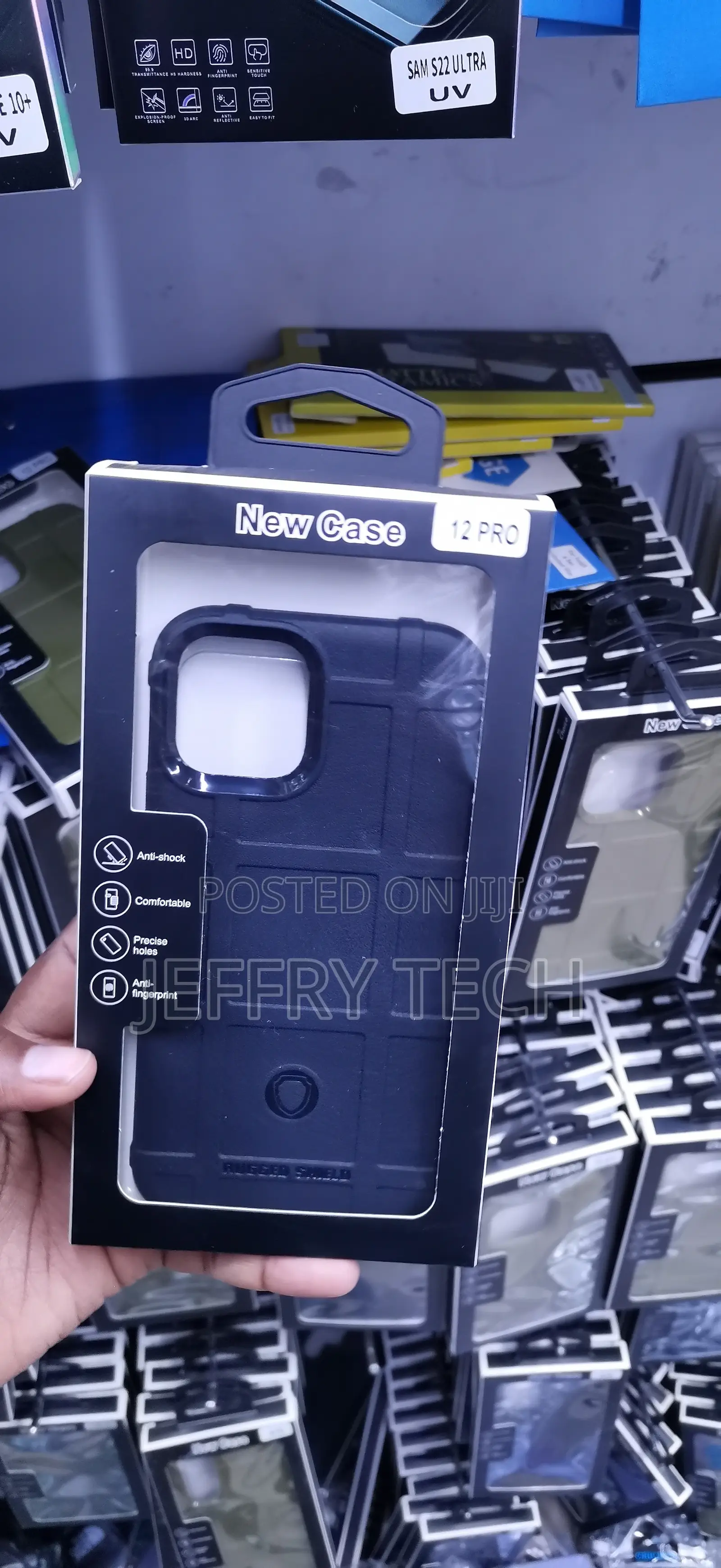 iPhone 12 Pro Rugged Shield Shockproof Soft Tpu Case