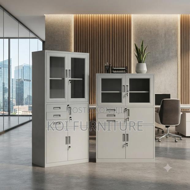 Office Cabinet; Two Doors Cabinet With Scratch Rust-Resistant Finish - thumbnail 5