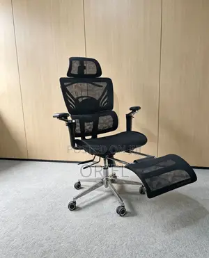 Office Chair : Executive Orthopedic Office Chair With Footrest