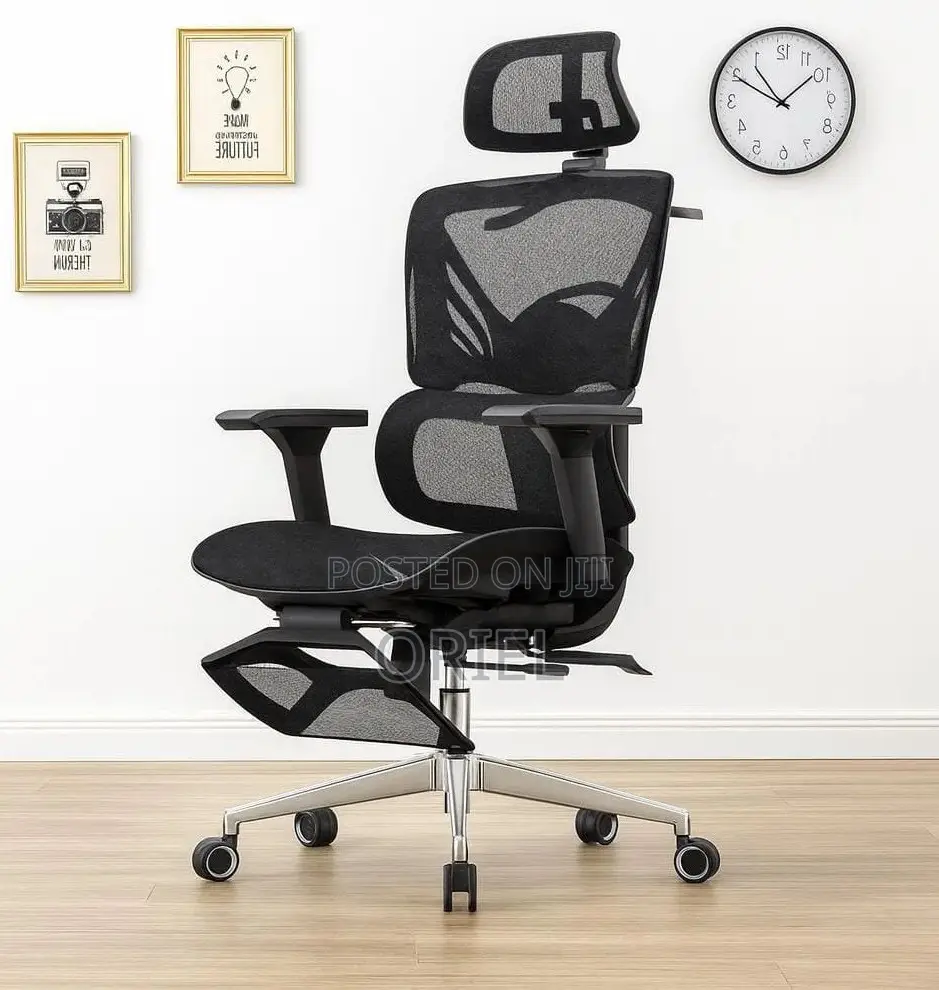 Office Chair : Executive Orthopedic Office Chair With Footrest